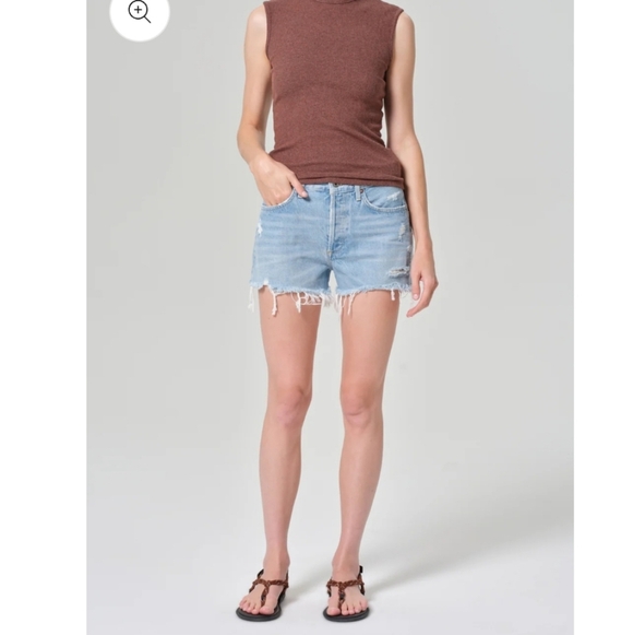 Agolde, Parker Vintage Cut Off Short, In Swapmeet, SIZE 30 - Picture 3 of 7